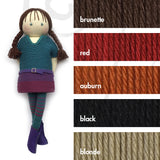 43cm classic knitted doll starter kit