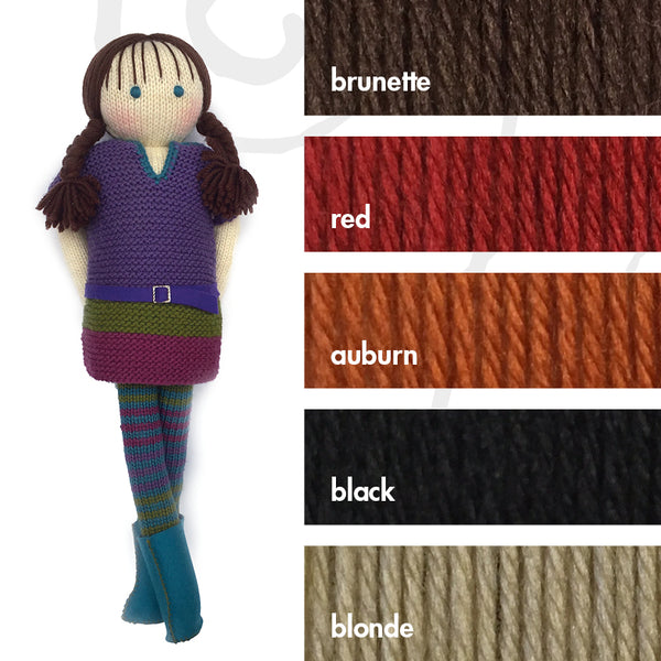 43cm classic knitted doll starter kit