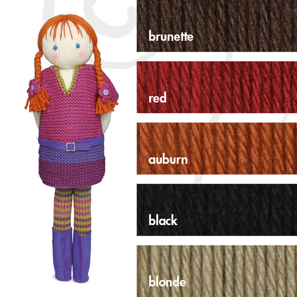43cm classic knitted doll starter kit