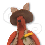 Big Red, Ruby and joey, felt bush kangaroo kit