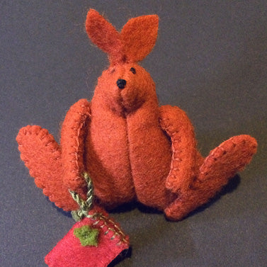 Big Red, Ruby and joey, felt bush kangaroo kit