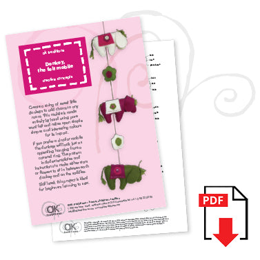 Carmen, the poinsettia fairy e-pattern