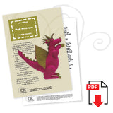 Hugh the dragon e-pattern