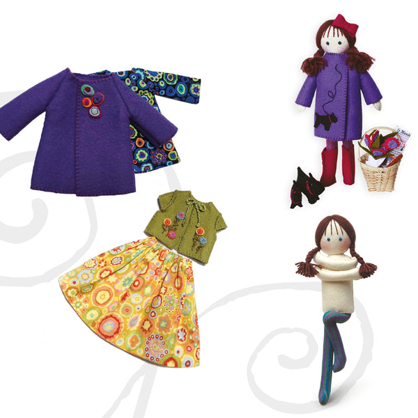 lily and friends handmade doll pattern book