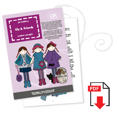 Carmen, the poinsettia fairy e-pattern