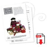 Knitted Mia and Jyldyz e-pattern