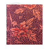 Peony fabric - burgundy/red