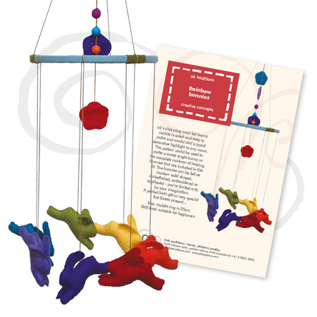 Big Red, Ruby and joey, felt bush kangaroo kit