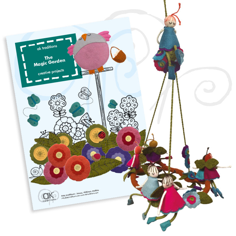up in the tree-tops mobile, sewing kit