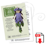 Victoria, the native bush sprite e-pattern