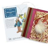 Flora and William, felt hare kit