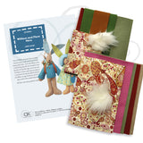 Flora and William, felt hare kit