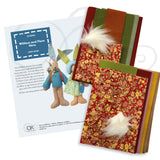 Flora and William, felt hare kit