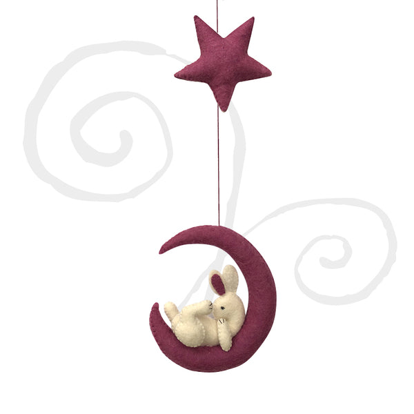 rabbit in the moon mobile