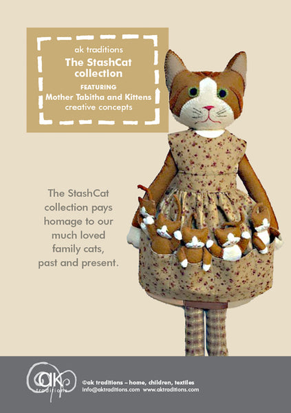 Mother Tabitha and Kittens, StashCat collection pattern