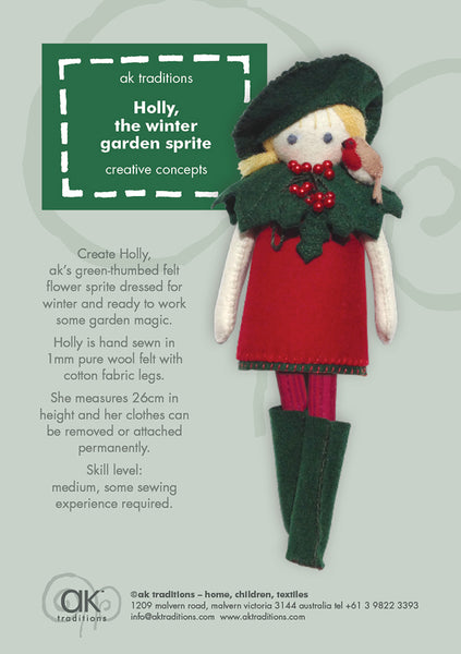 Holly, the winter gardener kit