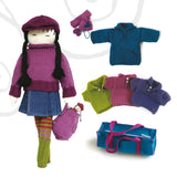knitted dolls clothes and accessories