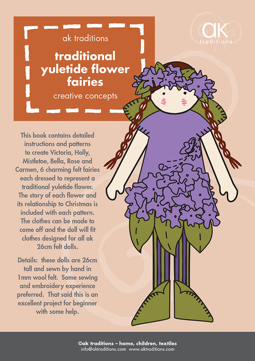 traditional yuletide flower fairies