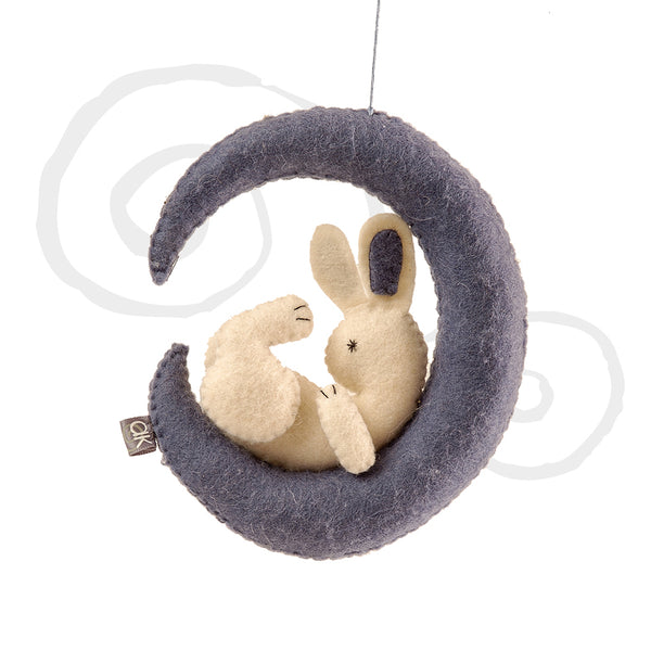 rabbit in the moon mobile